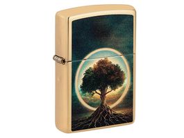 ZIPPO Lebensbaum High Polished Brass Feuerzeug 60006998