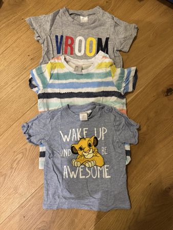 T-Shirt 74/80 3 Stück