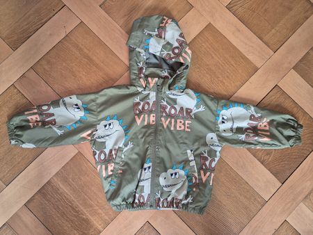 H&M Kinder Übergangsjacke Grösse 110/116 mit Dino Motiv