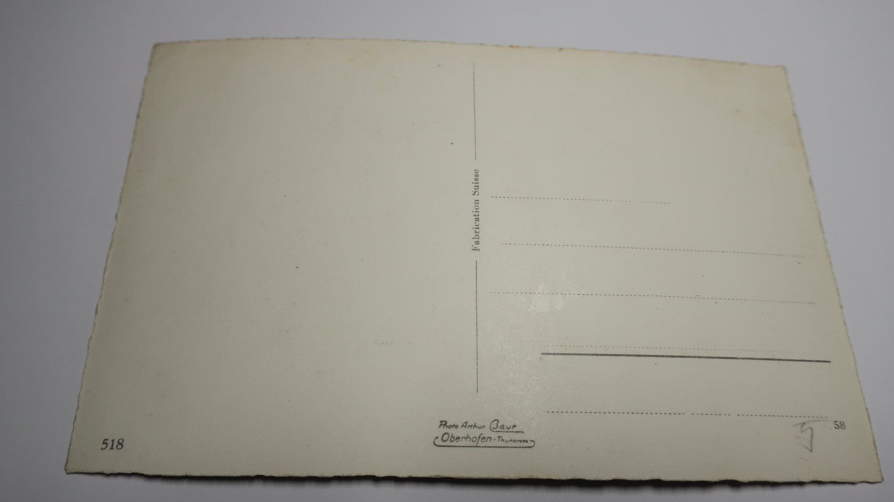 Cartoline postali: Thun Kaserne mit Eiger - Mönch - Jungfrau – Usato da Cormoret venduto da Pascalll2001 4