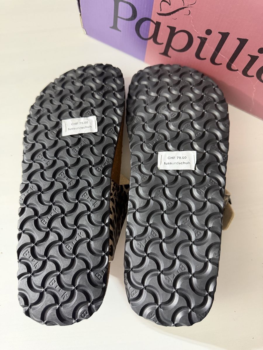 Birkenstock Damenschuhe: Mules Papillio Gizeh léopard 43 neuf – Neu und originalverpackt aus Brügg BE von Goob 6