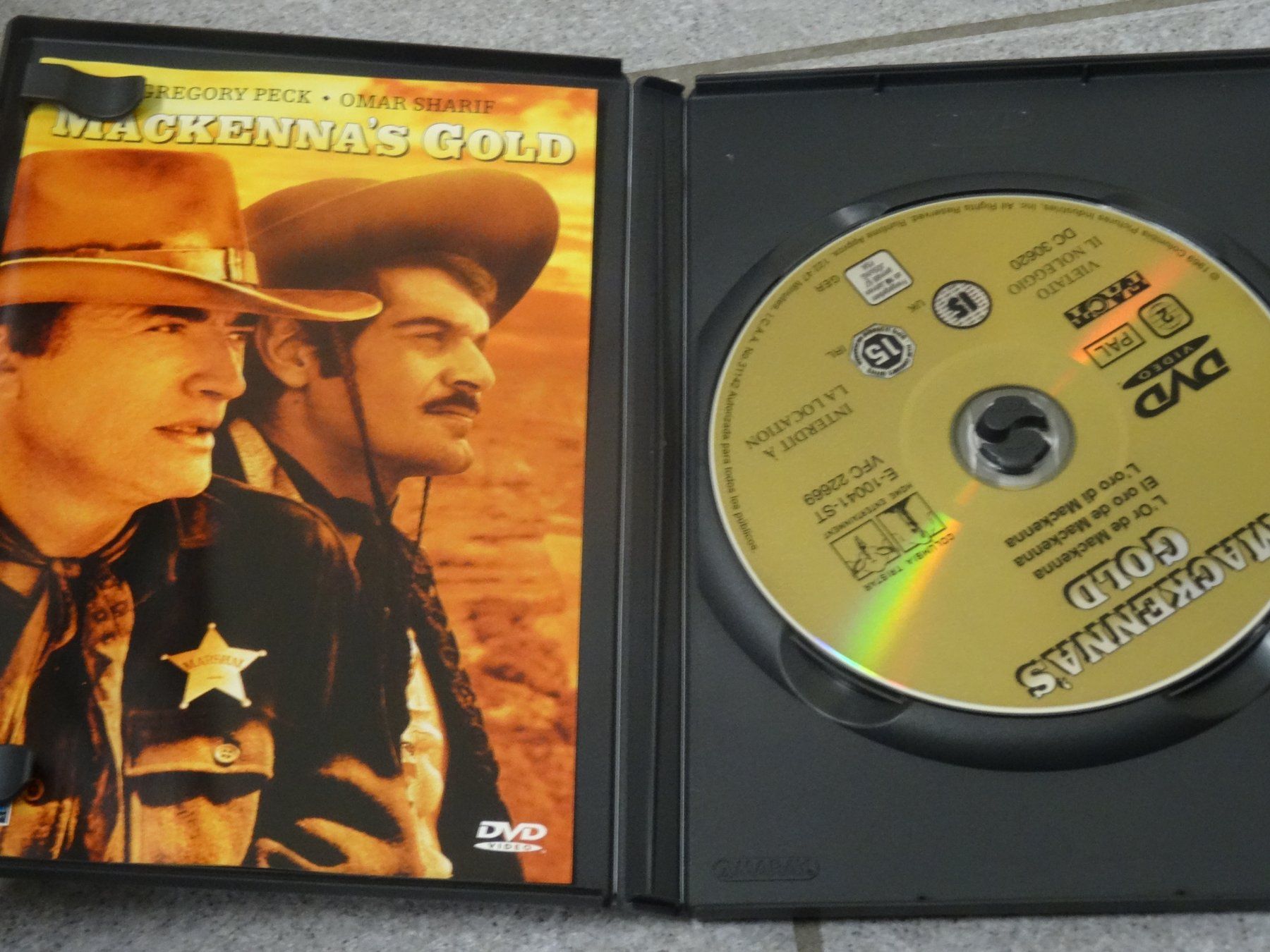 Tutti i DVDs: Mackennas Gold DVD - Gregory Peck – Usato da Olten venduto da Disc-Verkauf 1