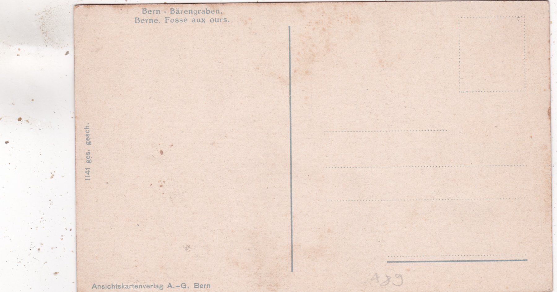 Cartoline postali: Bern Bärengraben – Usato da Herisau venduto da Lisegrat2008 1