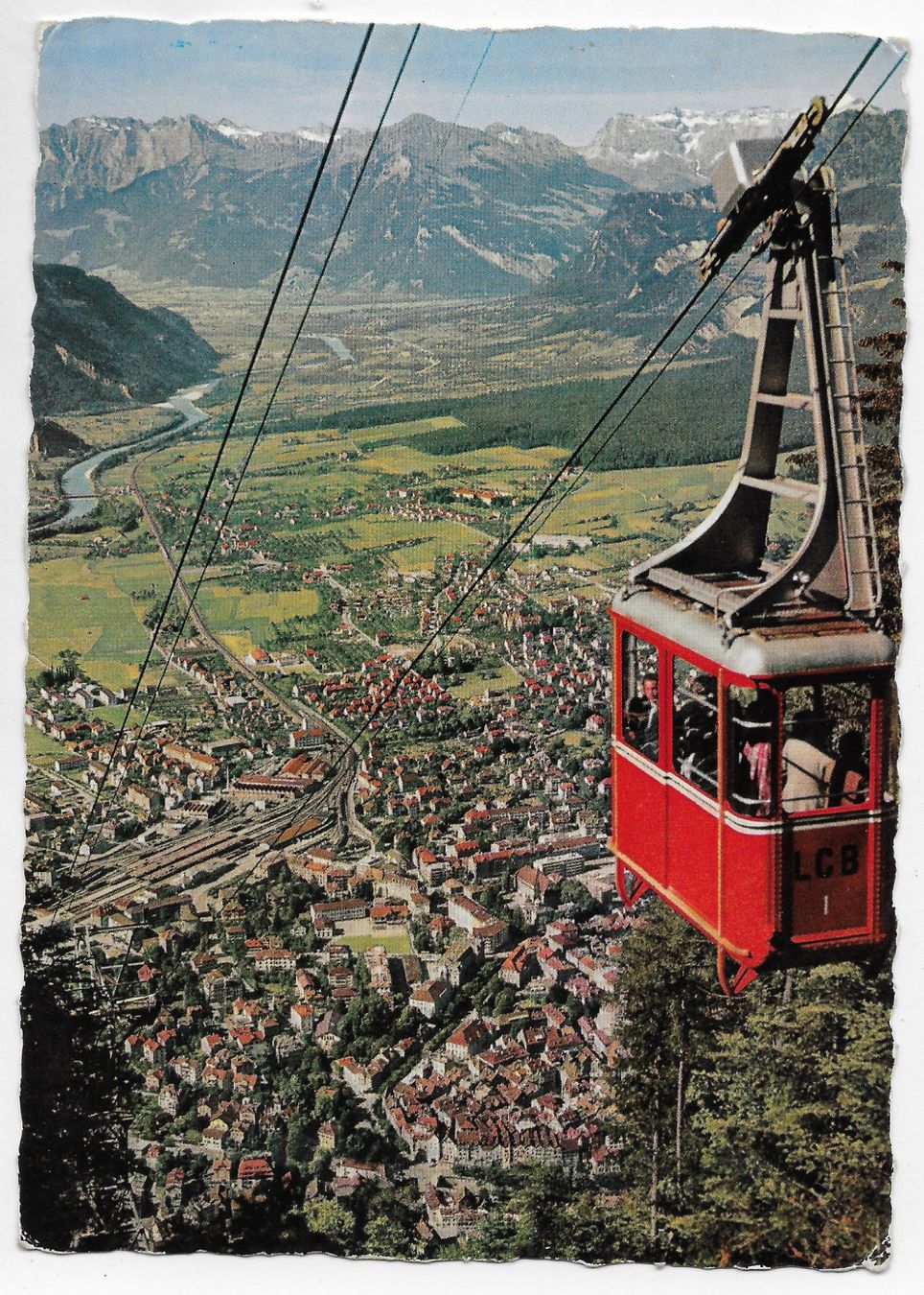 Cartes postales: Luftseilbahn Brambrüesch – D'occasion à Hefenhofen par Richsalz