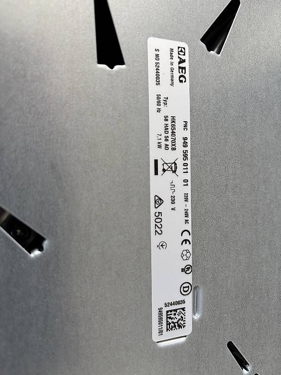 Cuisinières: AEG Glaskeramikkochfeld  – D'occasion à Stein am Rhein par Gomme100 2