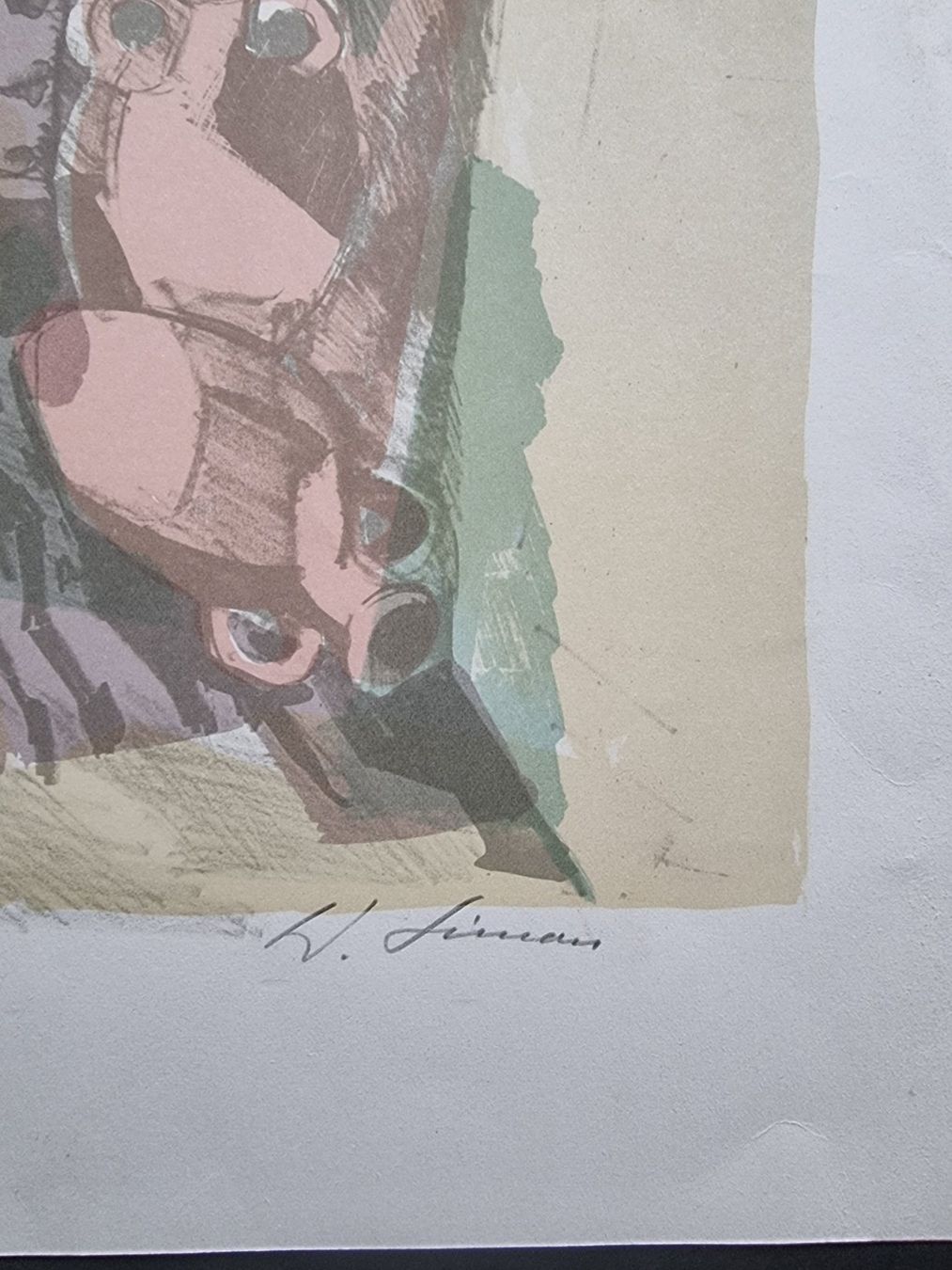 Grafica & Litografie: Walter SIMON (1914-2010) Lithographie handsigniert – Usato da Gersau venduto da grafik-kunst 3