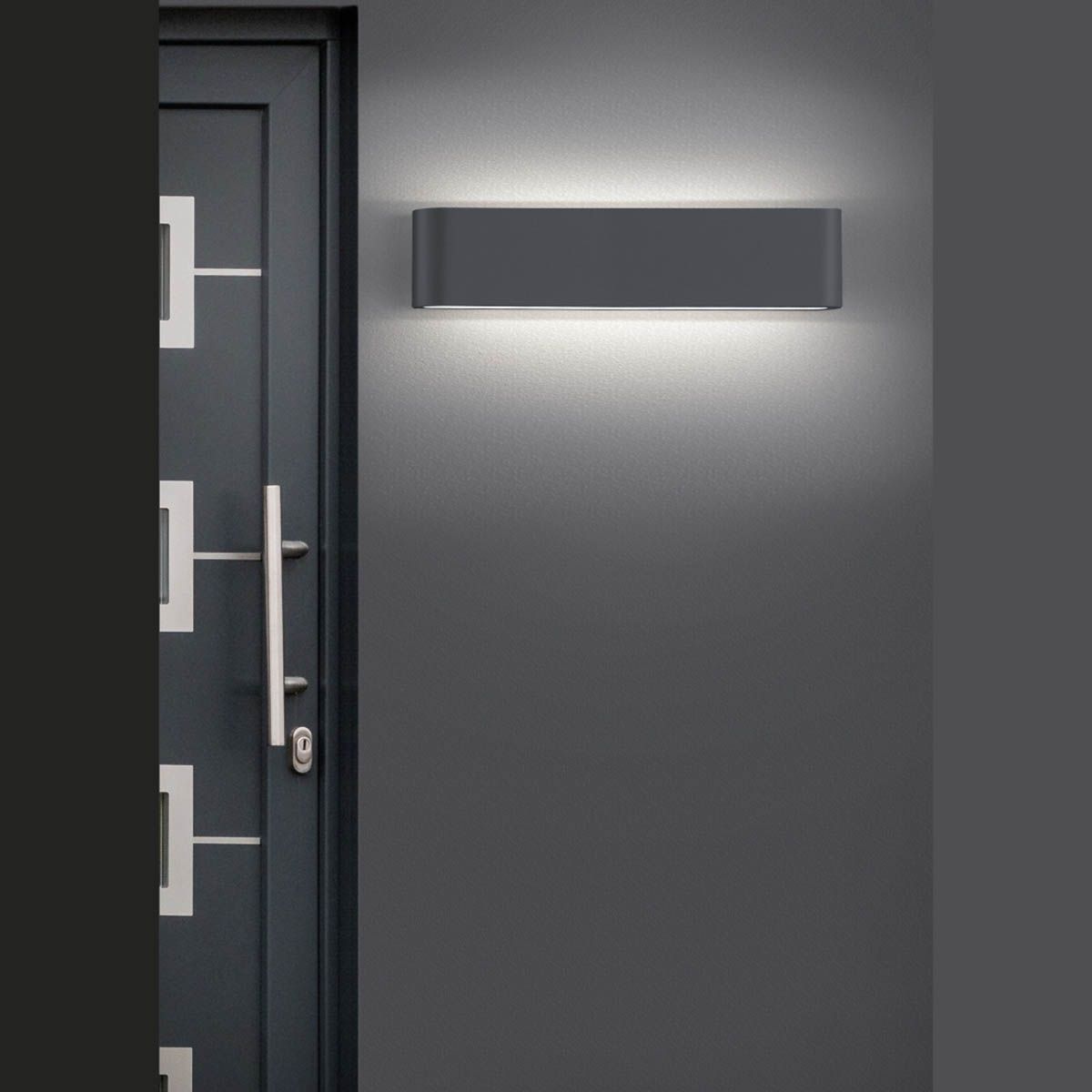 Lampade: LED Aussen Wandleuchte, 47 cm x 9 cm – Nuovo (secondo la descrizione) da Kreuzlingen venduto da Smart-Light 1
