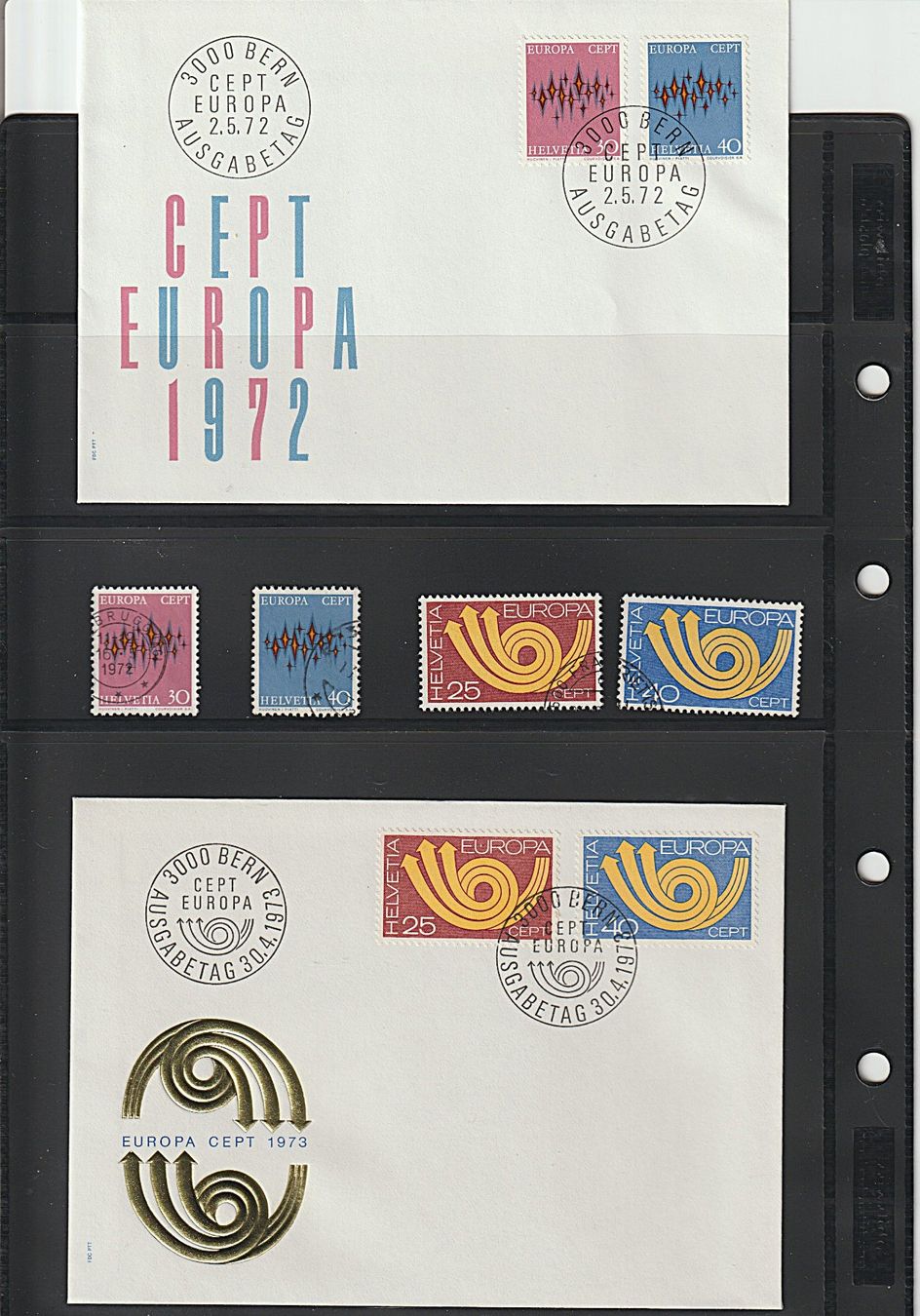 Tutti i francobolli: 1971-1973 Porto- und Werbemarken – Nuovo (secondo la descrizione) da Frauenfeld venduto da ottoleo 9