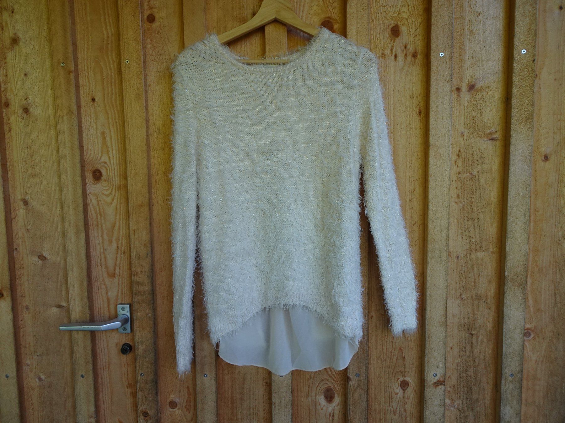 Maglioni & Felpe: Hellbeiger warmer Strickpulli Gr. S - 221102 – Usato da Küssnacht am Rigi venduto da Good4Deckeli