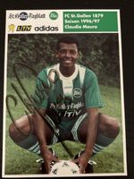 Original FC St. Gallen Autogrammkarte Claudio Moura 96/97