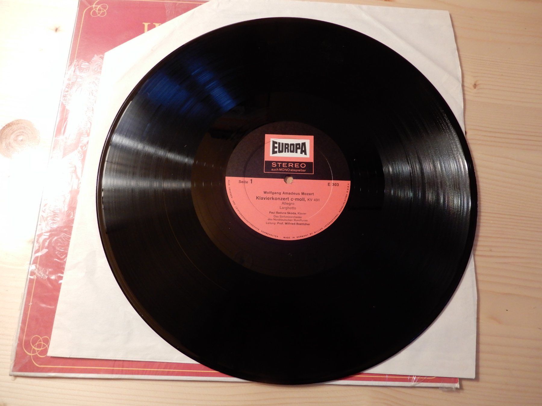 Dischi in vinile: Wolfgang Amadeus Mozart - Klavierkonzert c-moll – Usato da Erstfeld venduto da Mario_boe0 2