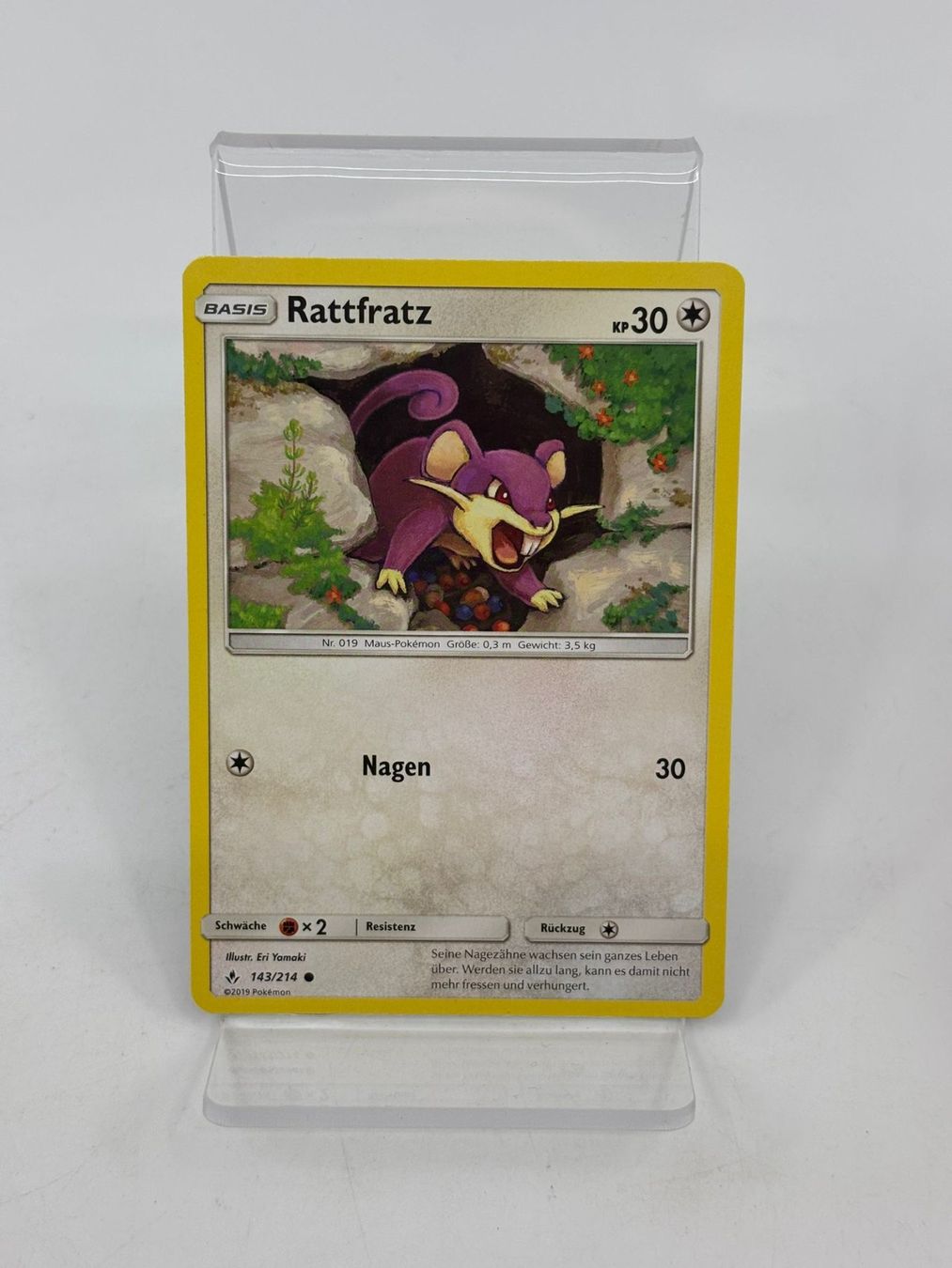Pokémon Carte collezionabili: Pokemon Rattfratz 143/214 – Usato da Herisau venduto da Pokemon2026