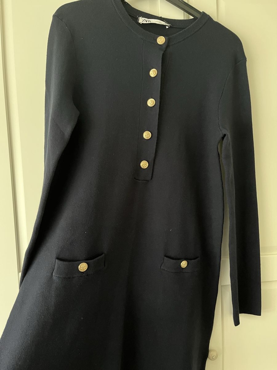 Zara Vestiti: Navyblaues Trikotkleid – Nuovo e nell'imballaggio originale da Allschwil venduto da eyl_bb8q 2