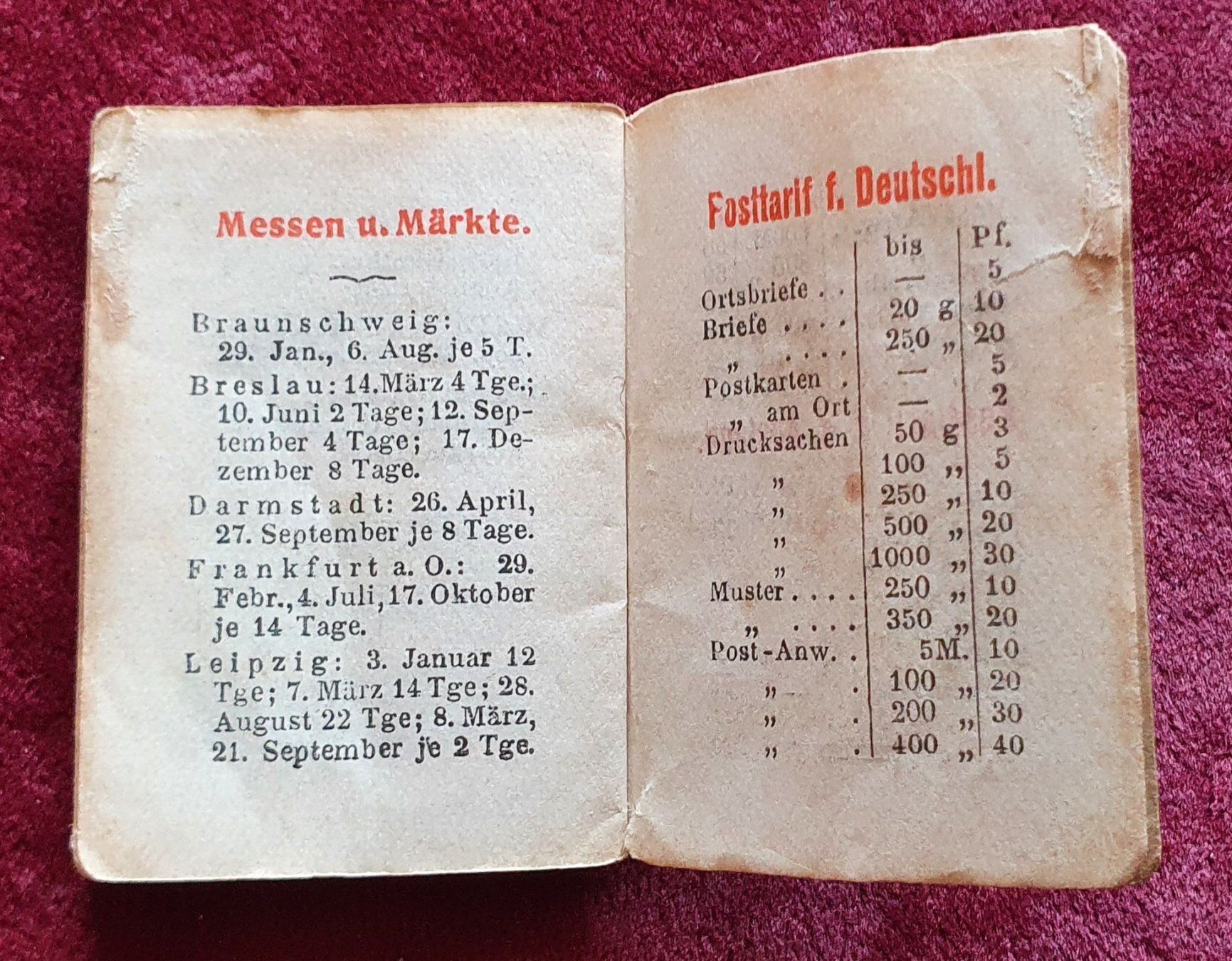 Calendari: 3 winzige Portemonnaie – Usato da Kreuzlingen venduto da Rschweiz1 4