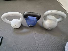 Kettlebell Set (6kg, 12kg, 16kg) / Kugelhanteln