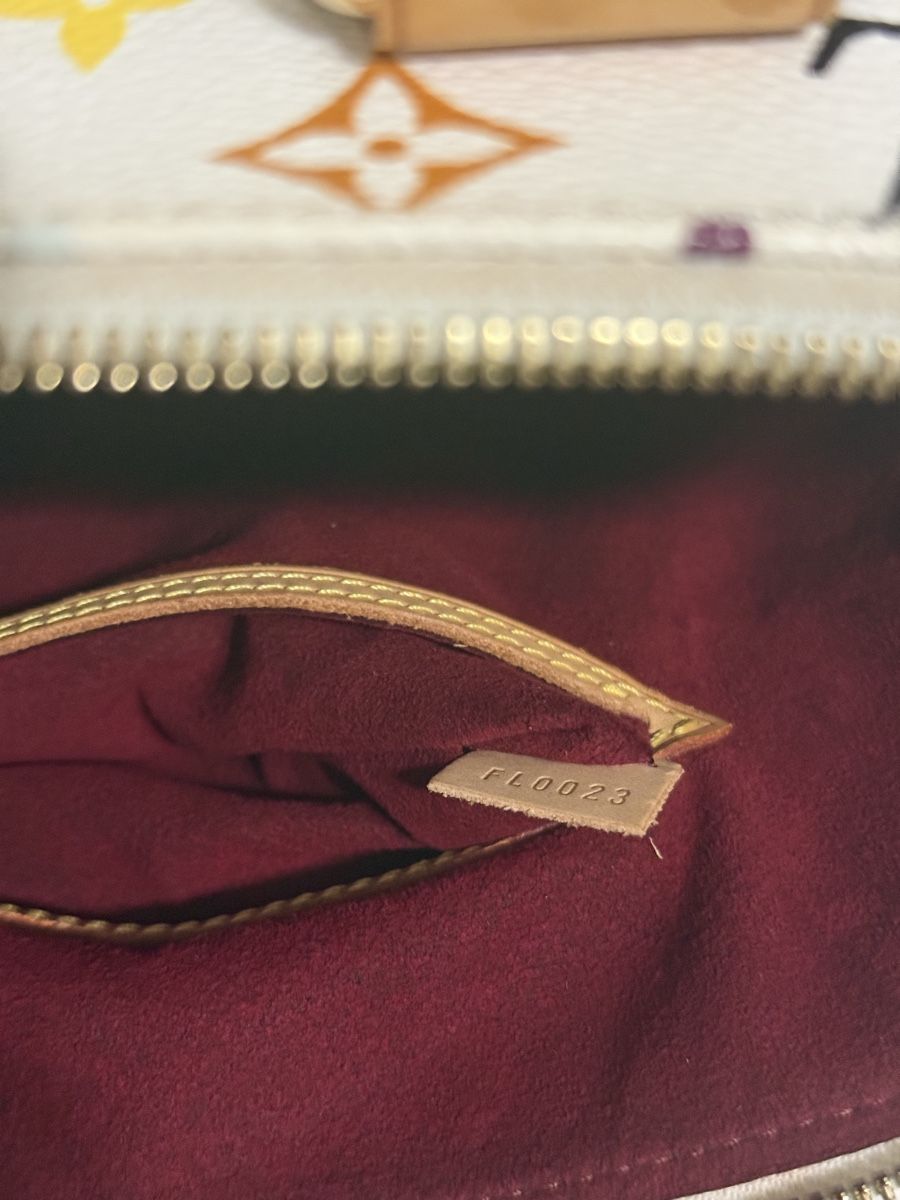 Louis Vuitton Borse da donna: Louis Vuitton Alma PM White Multicolore Murakami Bag – Usato da Winterthur venduto da Skerk18 4