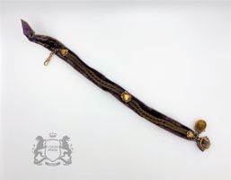 Ultra Rares Taschenuhr Band in Samt 14K Rosegold *B4303
