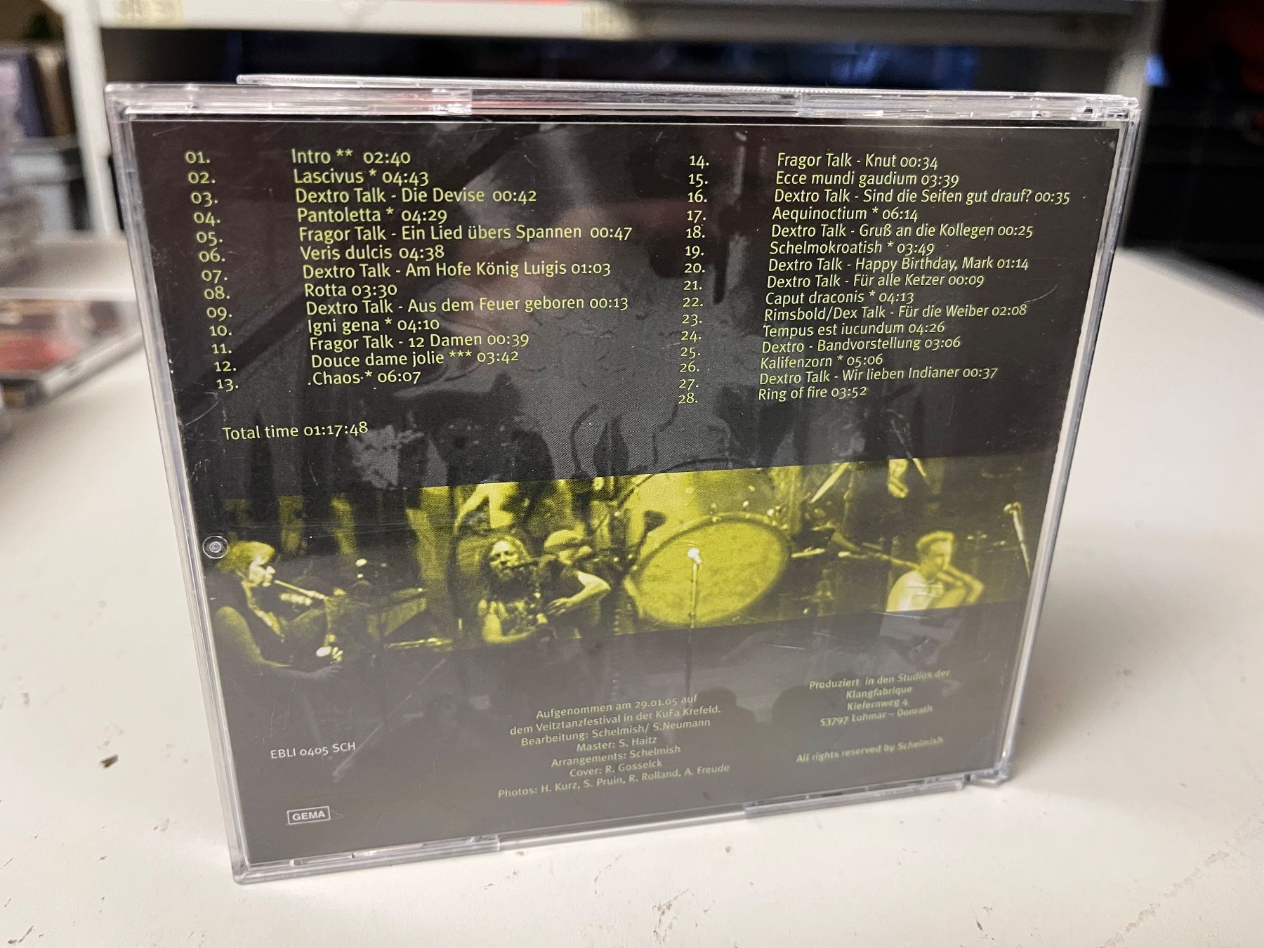 CD: Schelmish - Schelmish Live - Signiert! - HJ41B – Usato da Küsnacht ZH venduto da hardrock.earth 1
