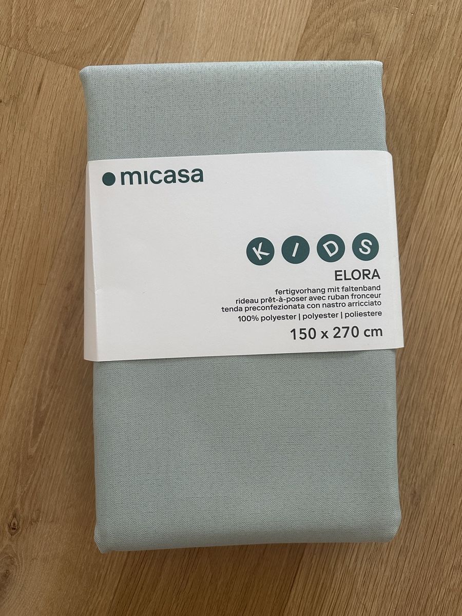 Tende: Micasa Elora Fertigvorhang blickdicht – Nuovo e nell'imballaggio originale da Oberglatt ZH venduto da jul_q86q