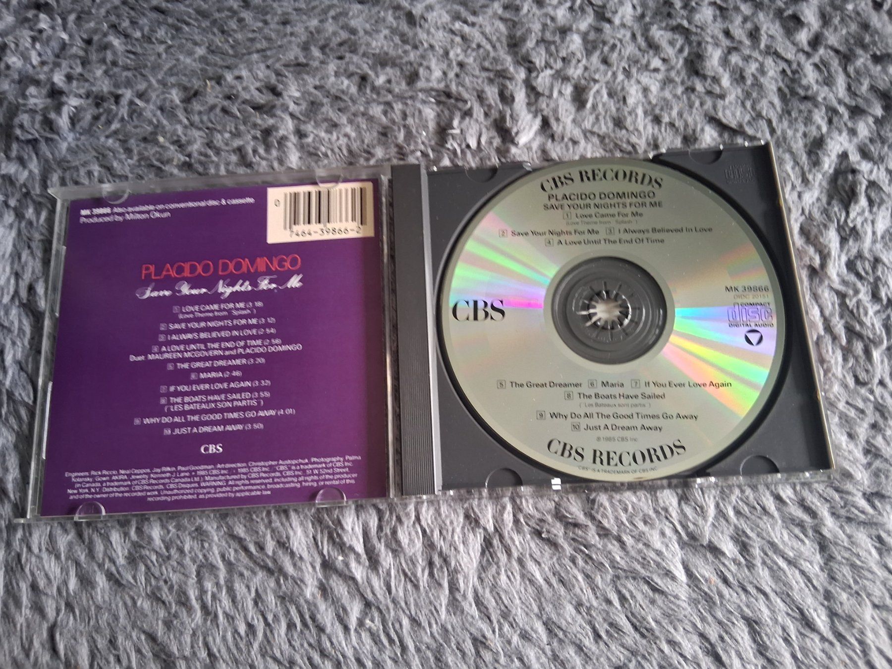 CD: DOMINGO      SAVE YOUR NIGHTS FOR ME     CD – Usato da Wetzikon ZH venduto da Ramones01 2