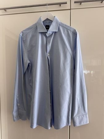 Herren Hemd hellblau Gr 50, BOSS, NEUWERTIG 