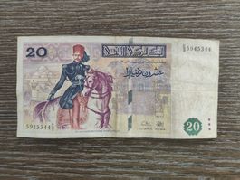 Tunesien 20 Dinars 1992 !!!!!!