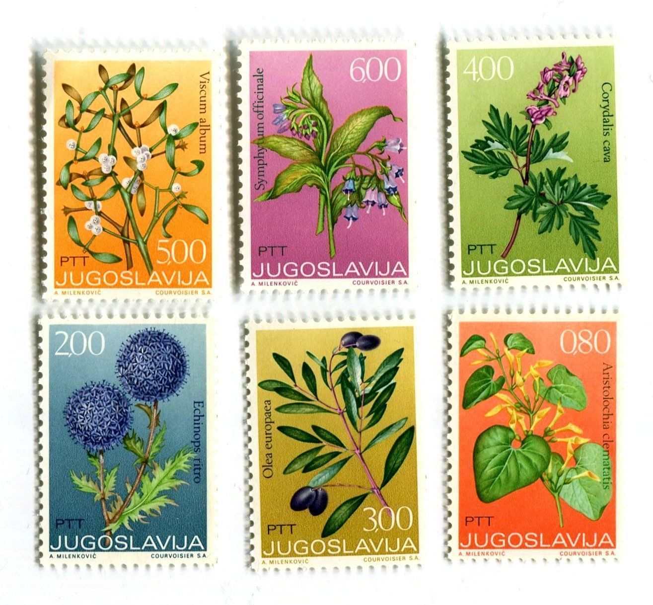 Tous les timbres: Briefmarken "Blumen". Jugoslawien. – Neuf avec emballage d'origine à Basel par Butsch5