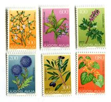 Briefmarken "Blumen". Jugoslawien.