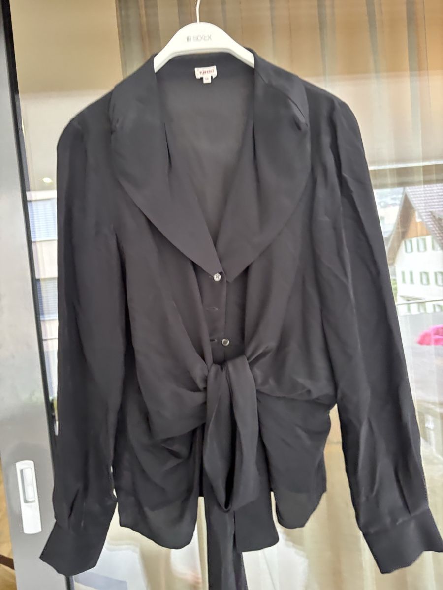Kenzo Camicette: Damen Bluse Kenzo Schwarz Groesse 38  – Usato da Schattdorf venduto da natakara 4