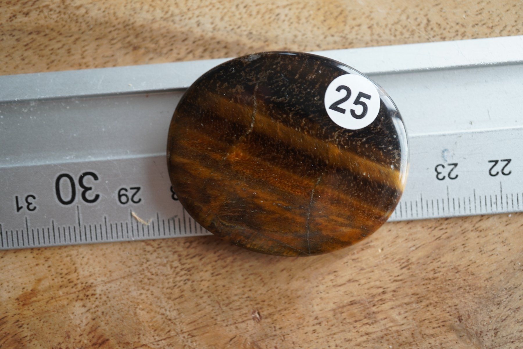 Minerali & Pietre curative: Tigerauge      Scheibenstein    ab 1.-  Räumung – Nuovo e nell'imballaggio originale da Eschenbach SG venduto da topstone