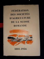 societes d'agriculture de suisse romande