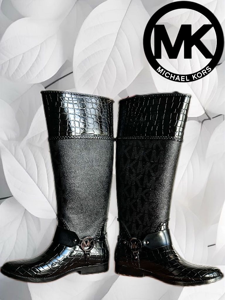 Michael Kors Scarpe da donna: Bottes Michael Kors MK Croco Tall Rainboot – Usato da Pont (Veveyse) venduto da pil_k9jp 1