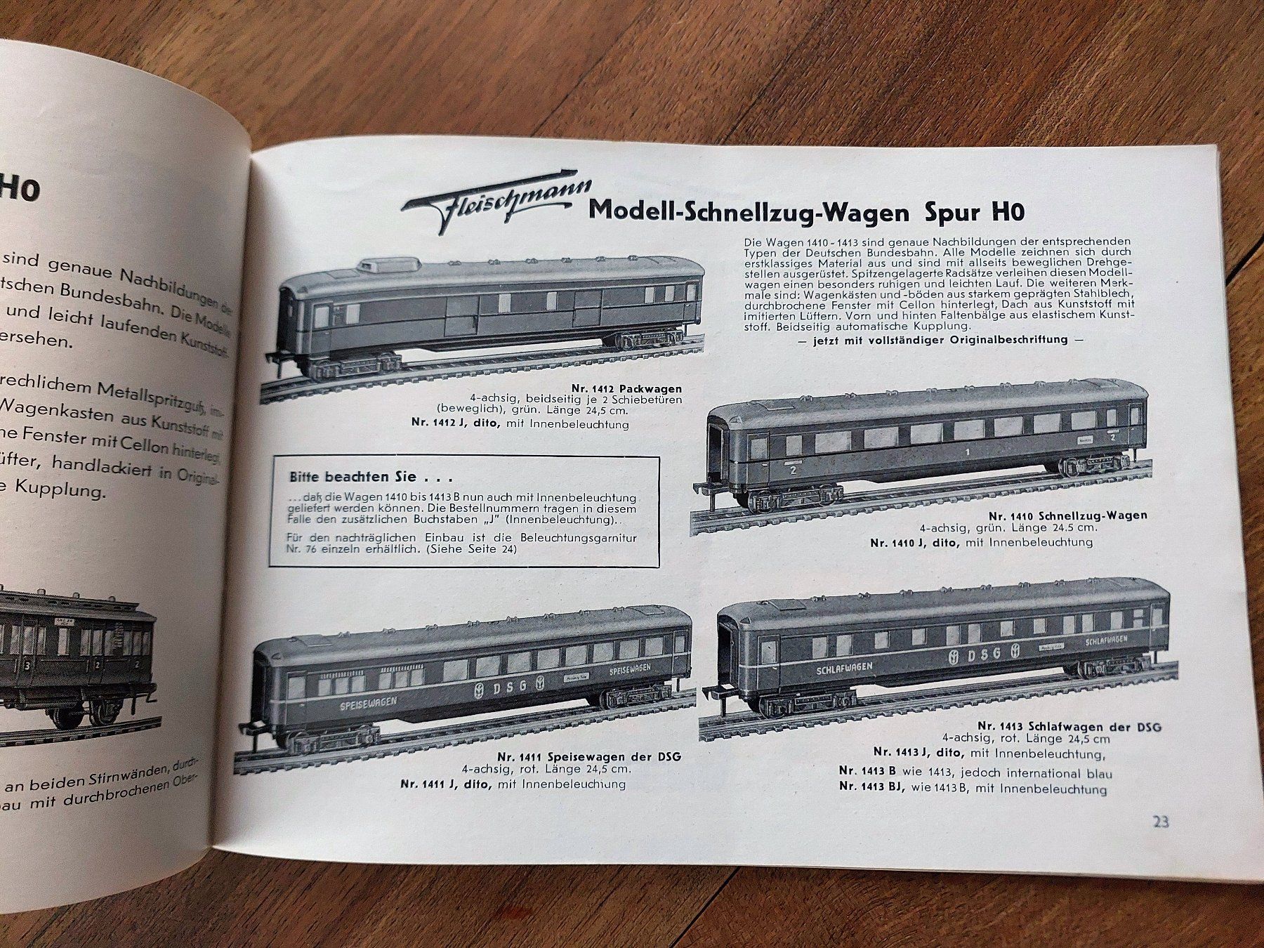 Riviste & Magazine: Fleischmann - Katalog 1955 - Spur H0 – Usato da Schönenwerd venduto da Steidi 5