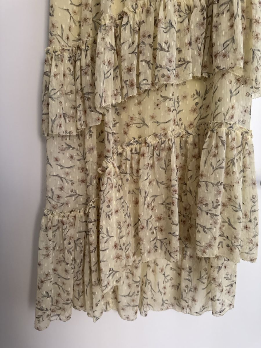 H&M Röcke: H&M Blumenmuster Gelb Groesse S – Gebraucht aus Zürich von dan_ztl5 1