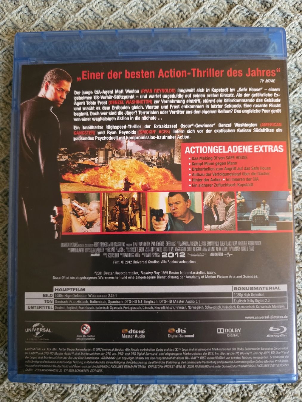 Alle DVDs: Safe House - Blu-ray – Gebraucht aus Ellikon a d Thur von razzorblog 1