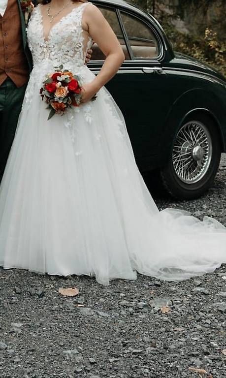 Vestiti: Designer Hochzeitskleid Ivory – Usato da Cazis venduto da The_Chance 2