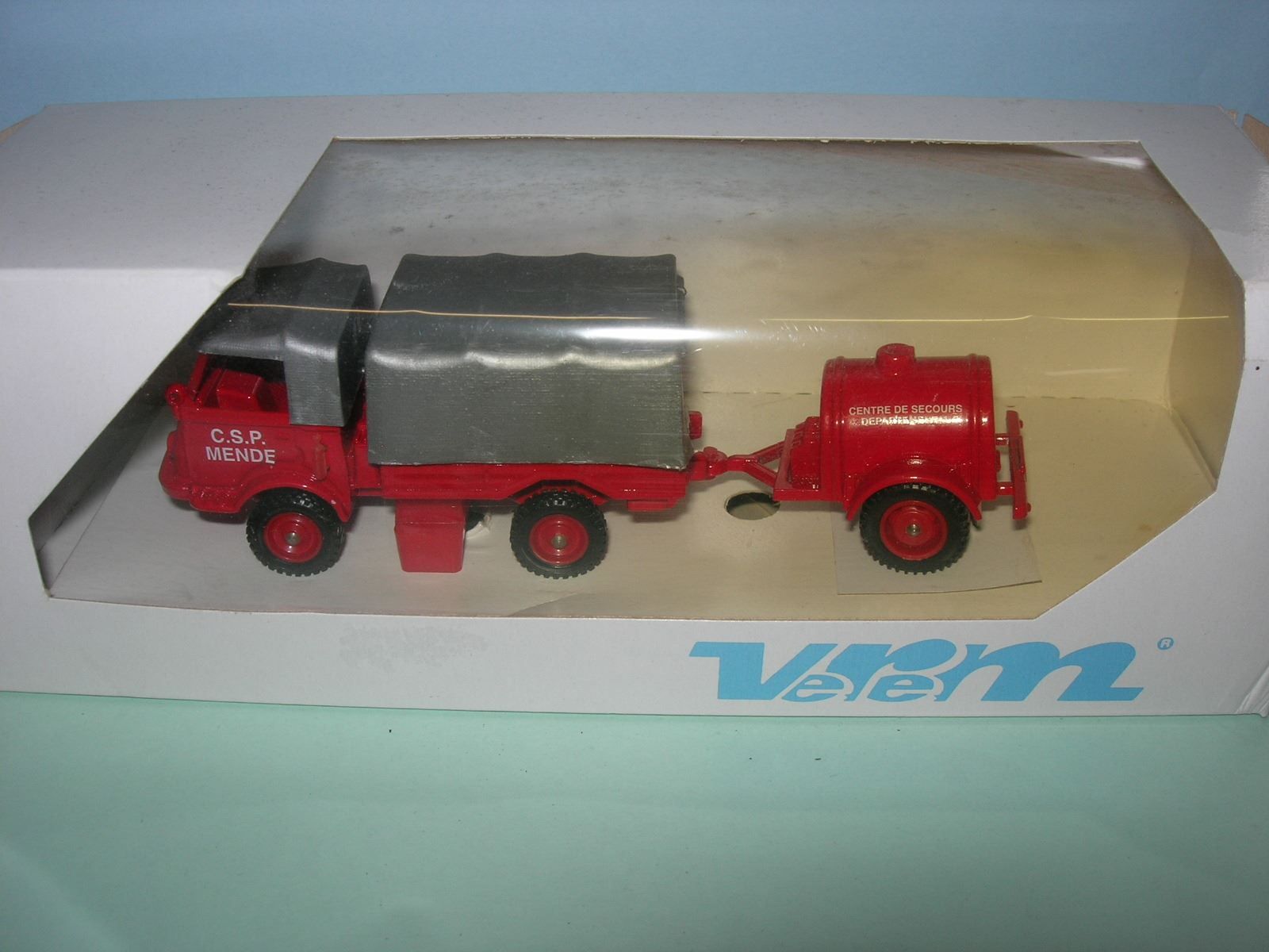 Renault Modellini d'auto: Renault 4X4 & Wassertank C.S.P  * Verem 1:50 – Nuovo e nell'imballaggio originale da Hornussen venduto da Amw 6