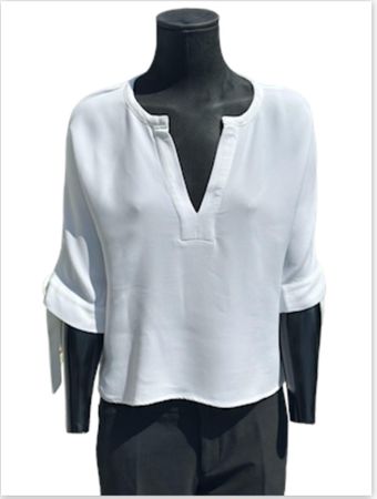 Weisses Sommer Shirt Bluse Grösse S 36/38 elegant & schick!