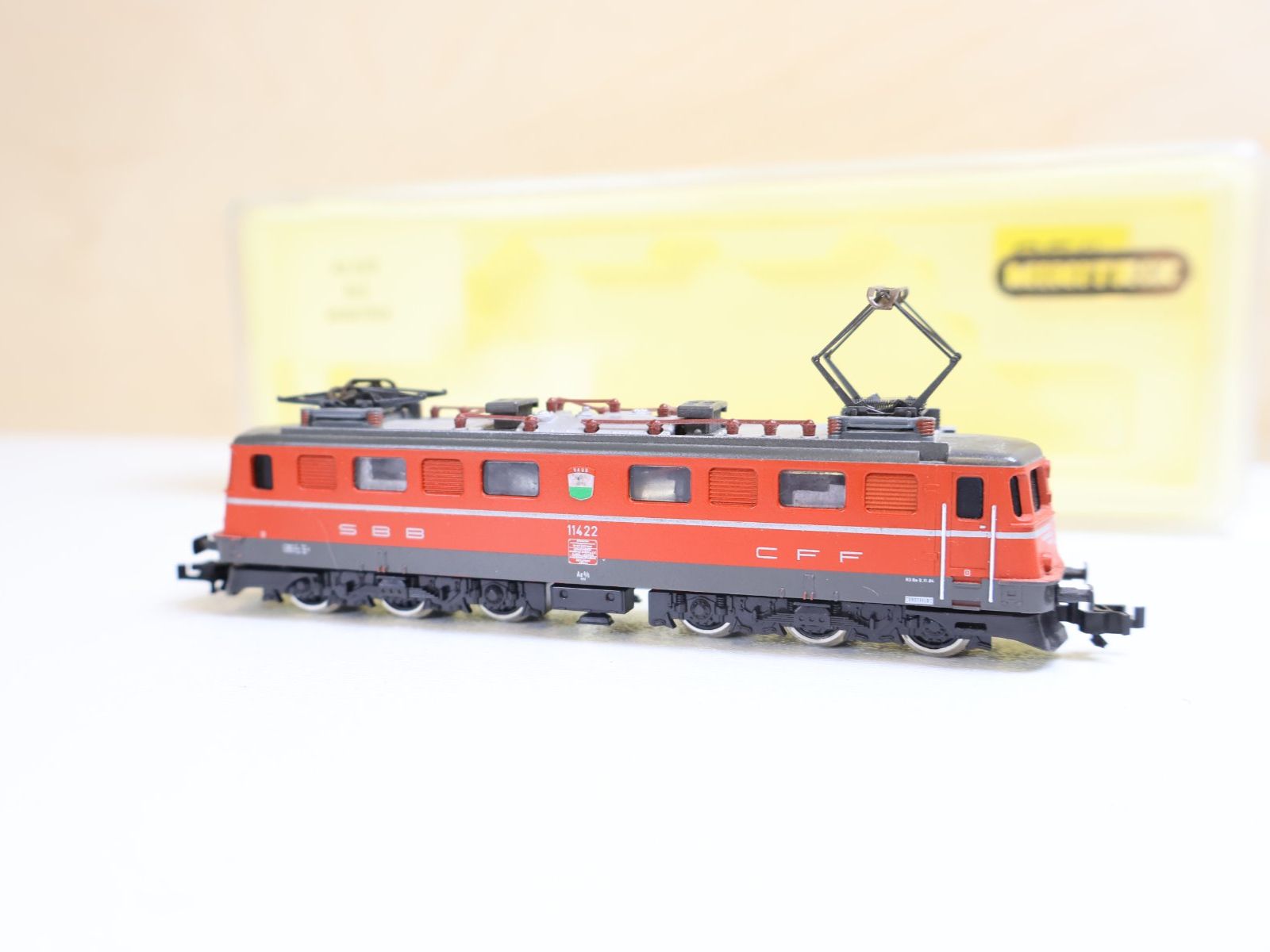 Trix Modellini di ferrovie: Minitrix SBB Ae 6/6 E-Lok Digital 12968 - Kanton Vaud – Usato da Winterthur venduto da Monstera