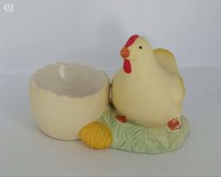 Eierbecher Huhn aus Keramik
