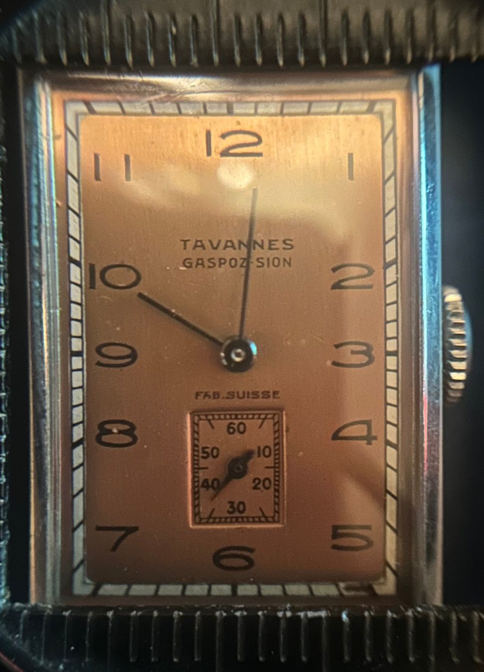 Montres: Tavannes Watersport Rectangulaire type "Tank" – D'occasion à Pully par sna_phf2 4