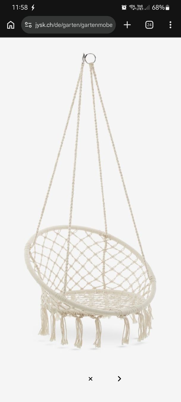 Poltrone pensili da giardino: Sitzkissen für Hängesessel – Usato da Rekingen AG venduto da ann_vd7p 1