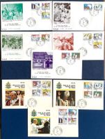 1984 Vatikan FDC Weltreisen Papst Johannes II / 2 Sätze