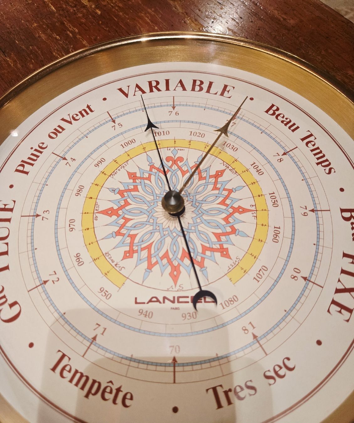Sonstige antike Technik & Geräte: Elegantes Barometer von Lancel - Wandbarometer Messing – Gebraucht aus Zürich von Zoe_Zh 1