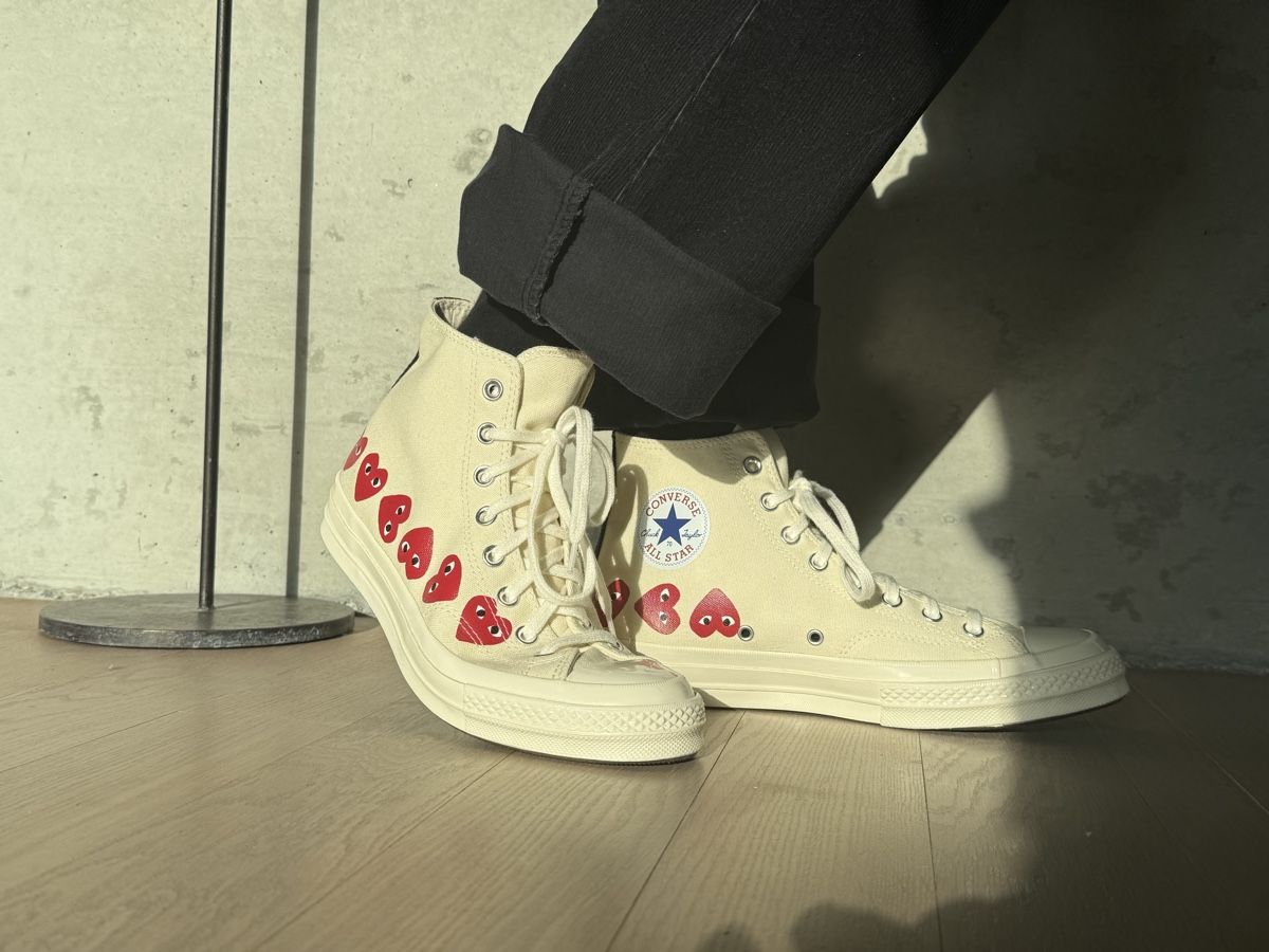 Comme Des Garcons Herrenschuhe: Comme Des Garçons Play x Converse Sneakers  – Neu (gemäss Beschreibung) aus Buchberg von chiarandrina