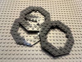 Lego 3x Platten 10x10 (6063)dunkelgrau