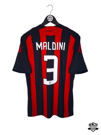 MALDINI #3 Original AC Milan 2008-09 Home Trikot