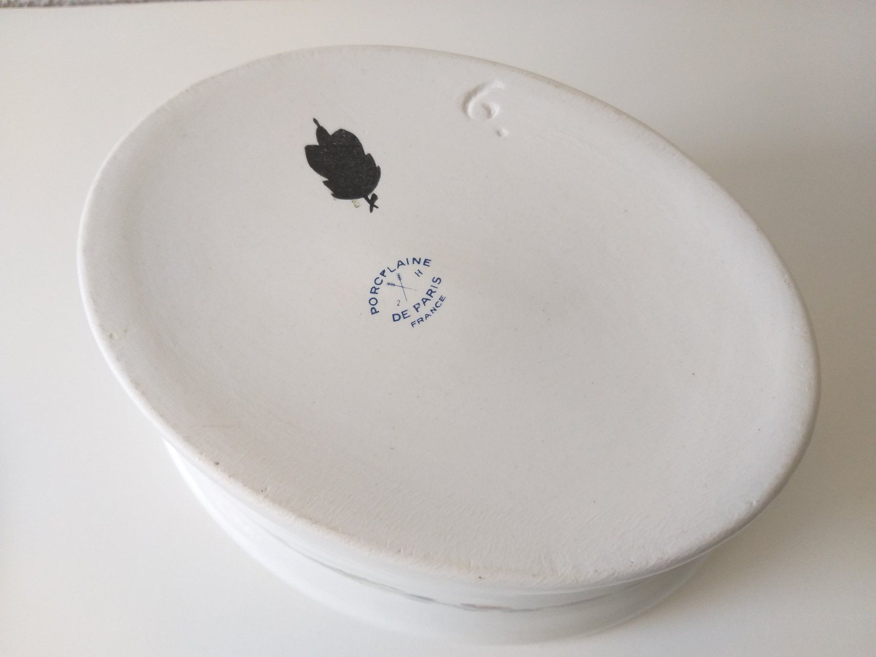 Teglie da forno: PORCELAINE DE PARIS Terrine – Usato da Cossonay-Ville venduto da Les_1001_perles 8