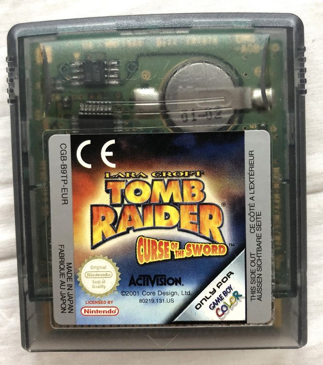 Gameboy Color TOMB RAIDER Curse of the Sword Kaufen auf Ricardo