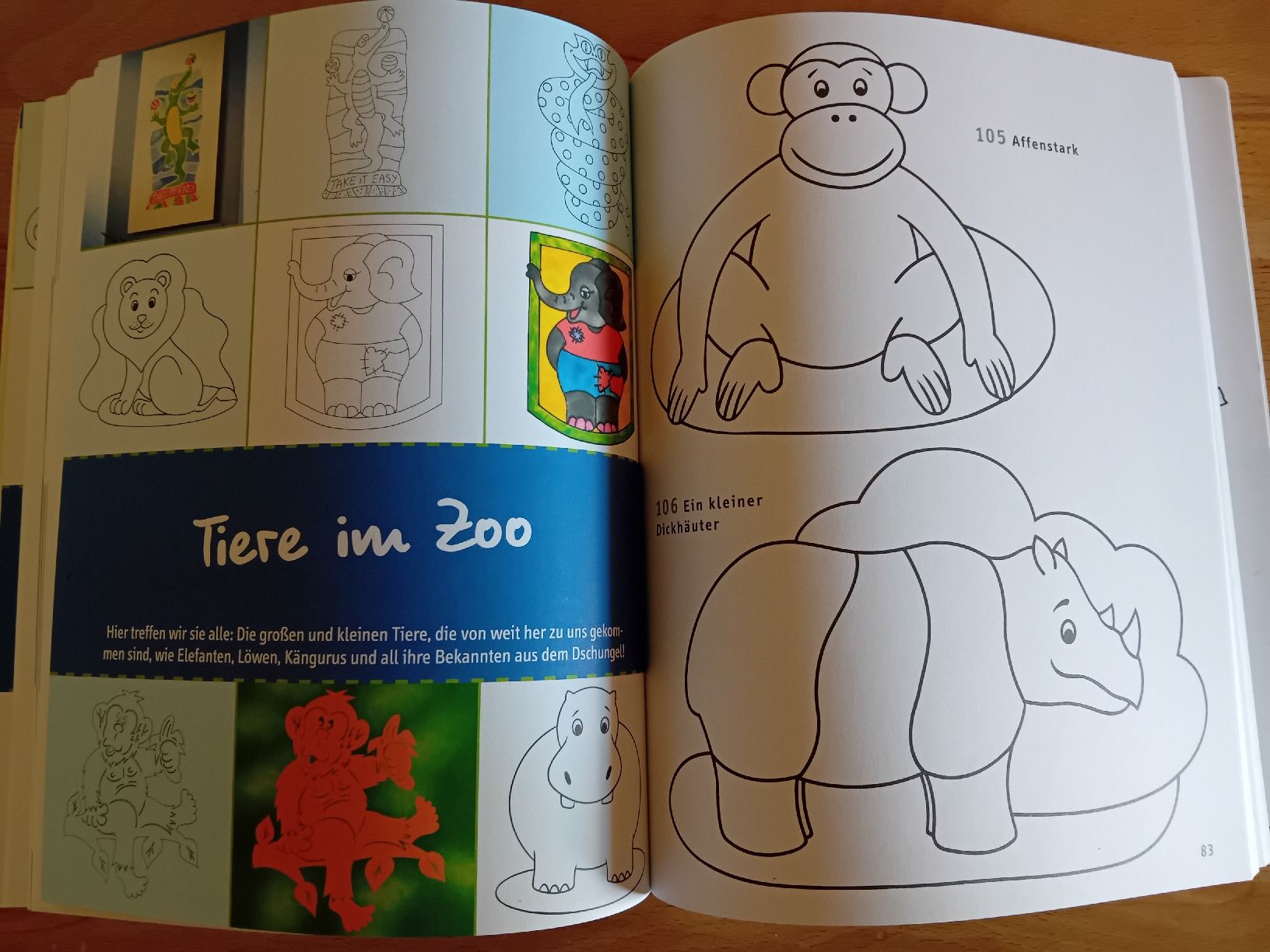 Libri: *Buch: 222 Vorlagen Tiere* – Usato da Hinterkappelen venduto da klebaluka08 3